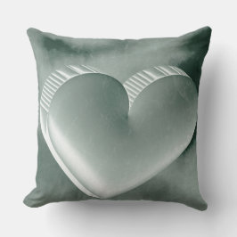 Cojín Decorativo Cortinaje romántico y único de plata en 3D