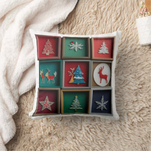 COJÍN DECORATIVO COSAS DE NAVIDAD