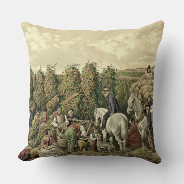 Cojín Decorativo Cosecha 1857 de los saltos (Anverso)