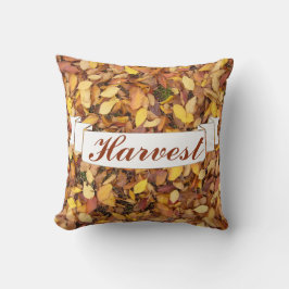 Cojín Decorativo Cosecha de hojas de otoño Pile