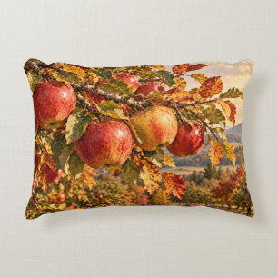 Cojín Decorativo Cosecha de huerta de manzanos de otoño