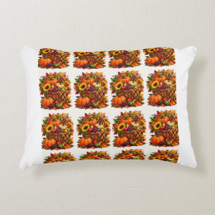Cojín Decorativo Cosecha de Otoño Abundancia Camiseta Hawiana de Ma