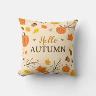 Cojín Decorativo Cosecha de Otoño Personalizada