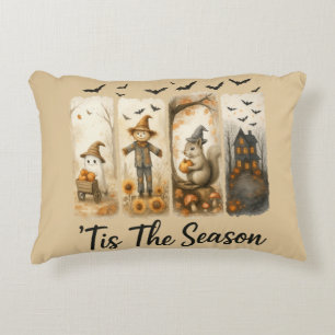Cojín Decorativo Cosecha Otoñal Acogedora Halloween ’Tis La Tempora