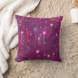 Cojín Decorativo Cosmic Berry Picking: Abstract Art