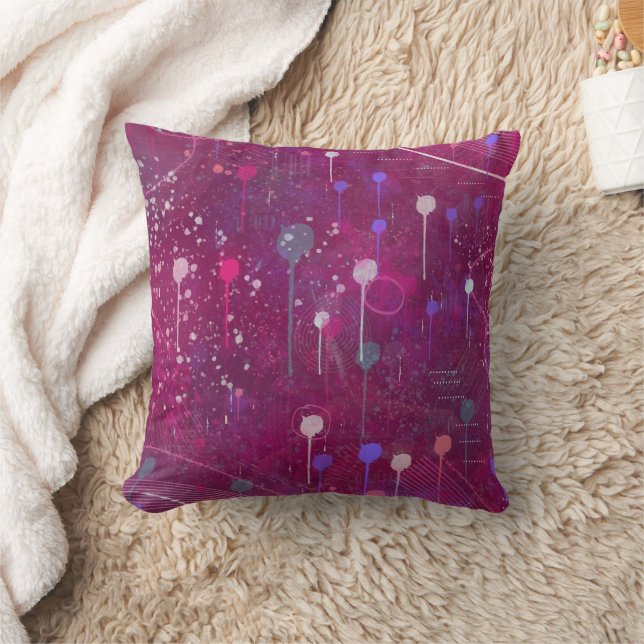 Cojín Decorativo Cosmic Berry Picking: Abstract Art (Manta)