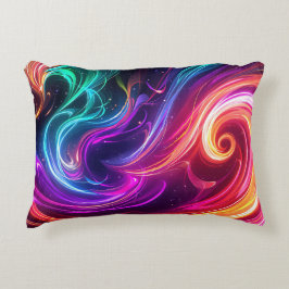 Cojín Decorativo Cosmic Flowing Swirls