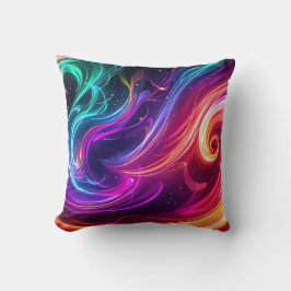 Cojín Decorativo Cosmic Flowing Swirls