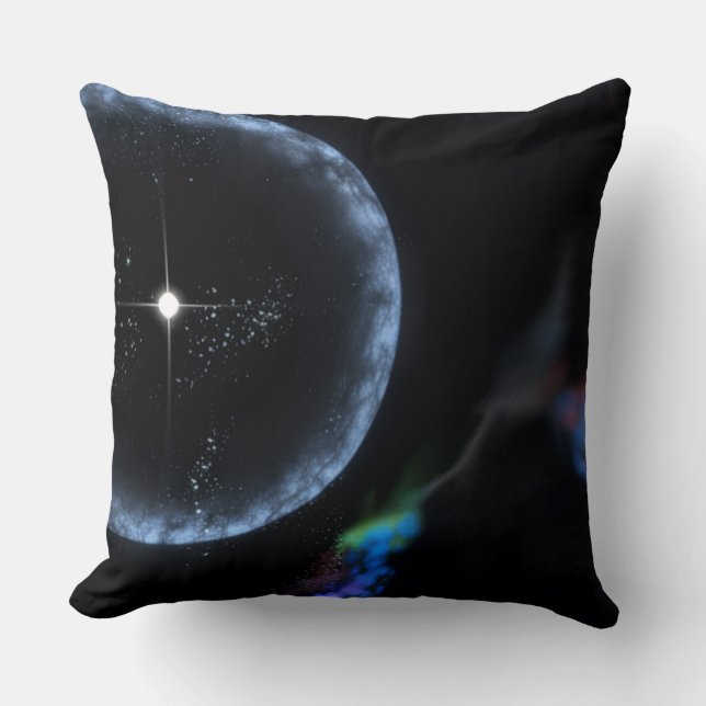 Cojín Decorativo "Cosmic Supernova" Throw Pillow (Anverso)