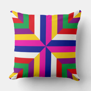 Cojín Decorativo Cosmos-prototipo - Azul/Magenta – Equilibrado