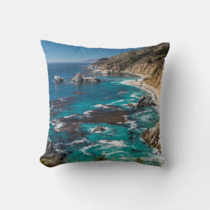 Cojín Decorativo Costa de Big Sur, Costa Oeste, Costa del Pacífico