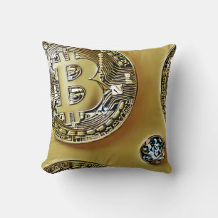 Cojín Decorativo Costas de Bitcoin