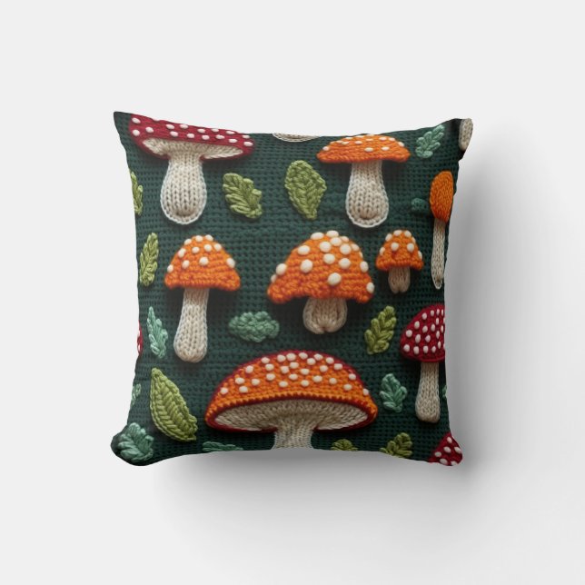Cojín Decorativo Cosy Forest Mushroom (Anverso)