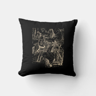 Cojín Decorativo Cottagecore Goblincore Estanque Caracol Natando Ra
