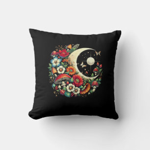 Cojín Decorativo Cottagecore Goblincore Estético Hongo Divertido Ar