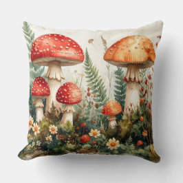 Cojín Decorativo Cottagecore Mushroom Mug & Pillow - Whimsical Wate