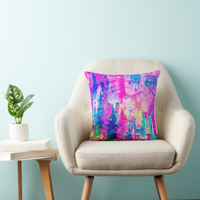 Cojín Decorativo cotton candy abstract modern dream (Silla)