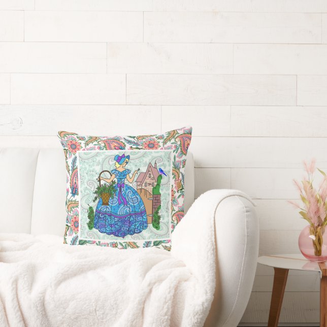 Cojín Decorativo Country Girl (Sofá)