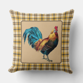 Cojín Decorativo Country Rooster Brown Plage