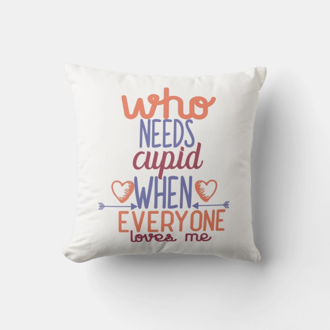 Cojín Decorativo Couple Gift Everyone Loves Me (Anverso)