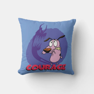 Cojín Decorativo Courage the Cowardly Dog   Shadow Graphic