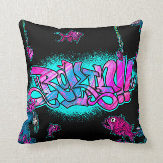 Cojín Decorativo Coussin Aqua Rokin noir