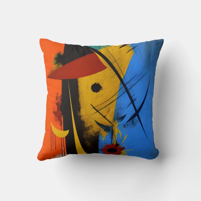 Cojín Decorativo Coussin art abstrait (Reverso)