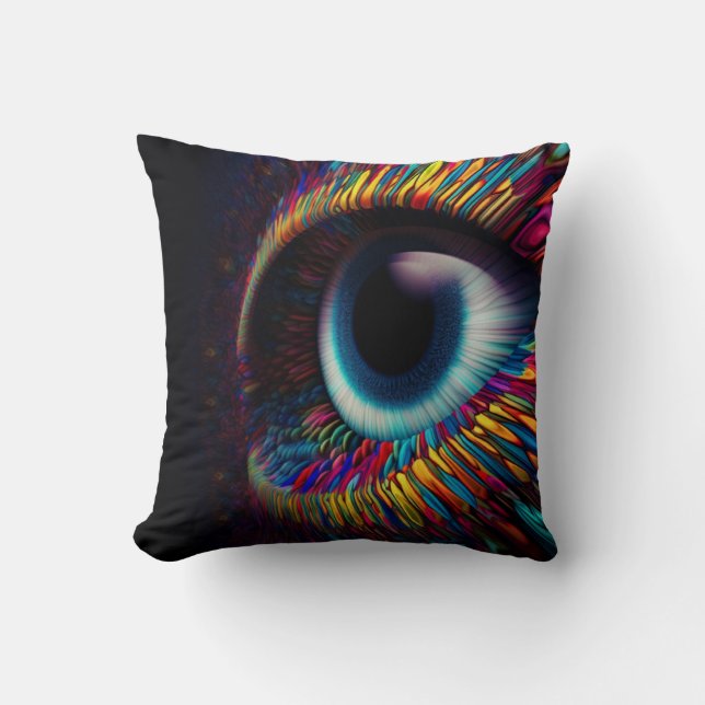 Cojín Decorativo Coussin art abstrait oeil (Anverso)