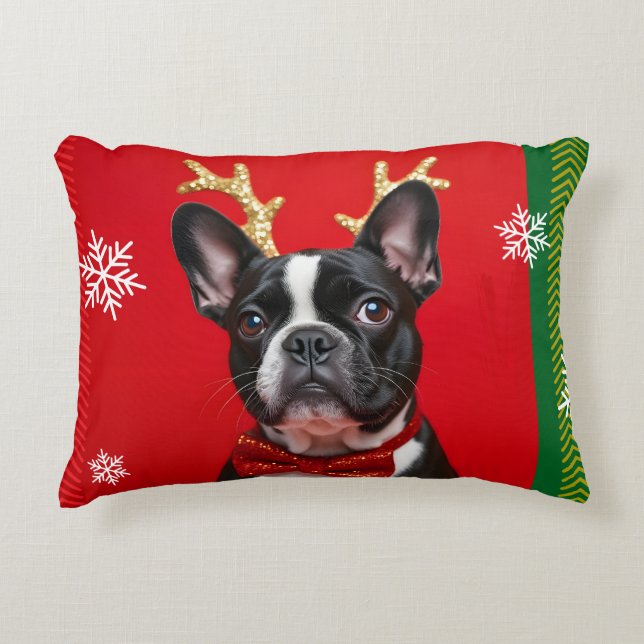 Cojín Decorativo Coussin BOULEDOGUE DE NOEL (Anverso)
