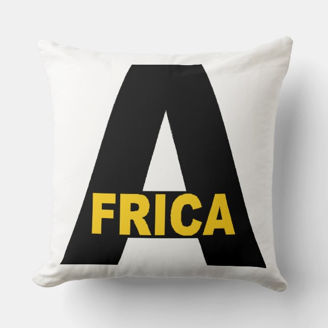 Cojín Decorativo Coussin décoratif  blanc  AFRICA (Anverso)