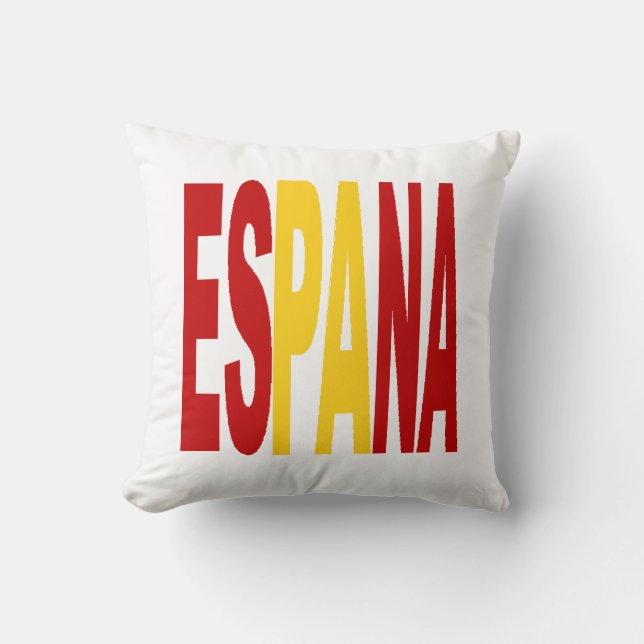 Cojín Decorativo Coussin décoratif  blanc  ESPANA (Anverso)
