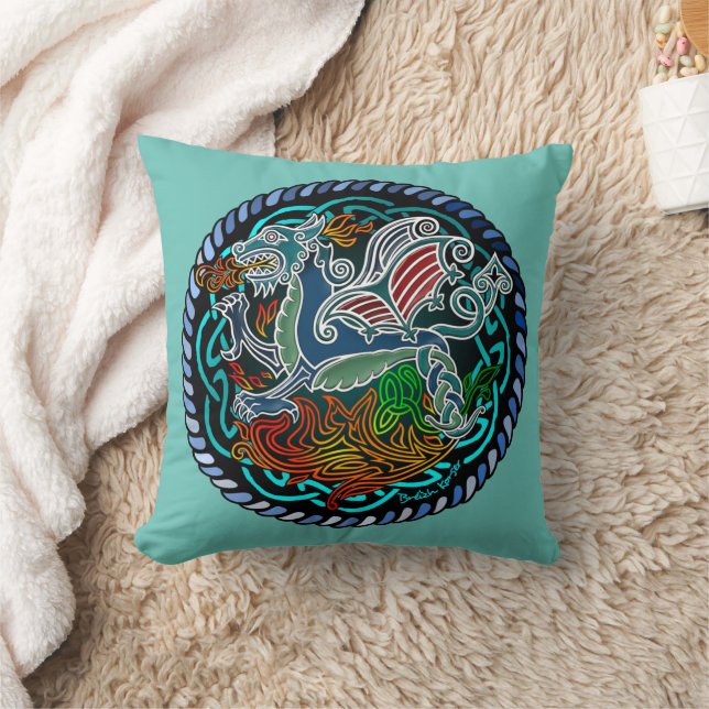 Cojín Decorativo Coussin Dragon celtique (Manta)