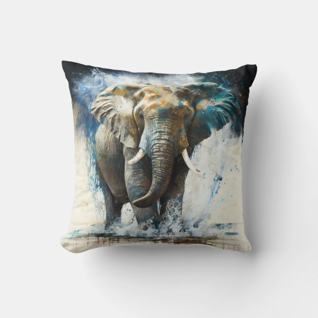Cojín Decorativo Coussin imprimé Eléphant (Anverso)