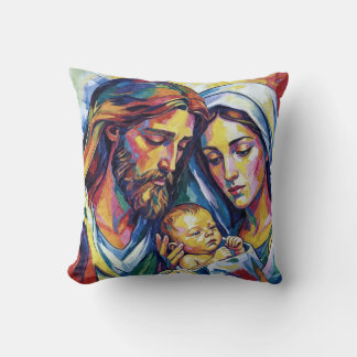 Cojín Decorativo Coussin Jésus Marie et Joseph