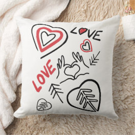 Cojín Decorativo Coussin love et cœurs pour la st Valentin