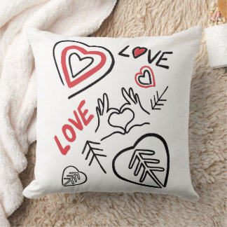 Cojín Decorativo Coussin love et cœurs pour la st Valentin