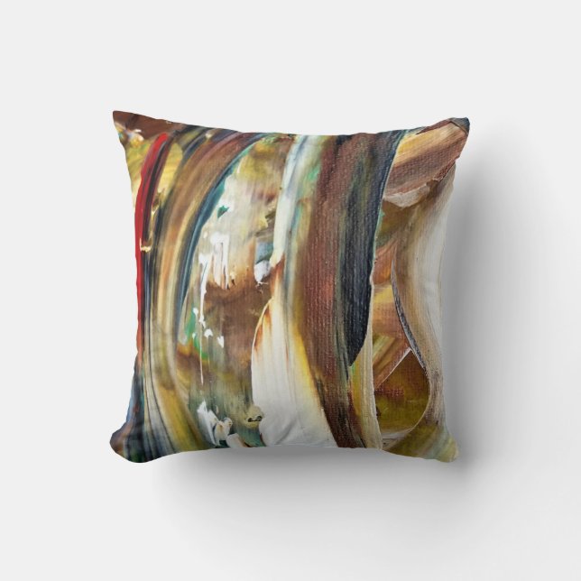 Cojín Decorativo Coussin Peinture Abstraite signée Kook Art (Anverso)