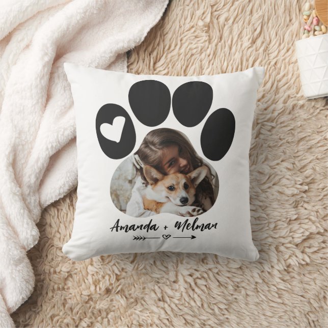 Cojín Decorativo Coussin  personnalisé, chien  deux photos (Manta)