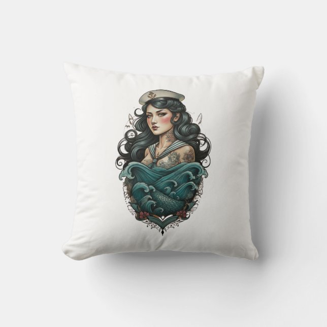 Cojín Decorativo coussin pin up pirate femme (Anverso)