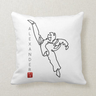 Cojín Decorativo Coussin TAEKWONDO DWICHAGI back kick
