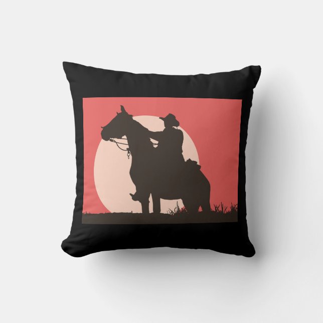 COJÍN DECORATIVO COWBOY WESTERN TEMA PILLOWS (Anverso)