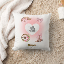 Cojín Decorativo Cowgirl Birthday Throw Pillow Gift