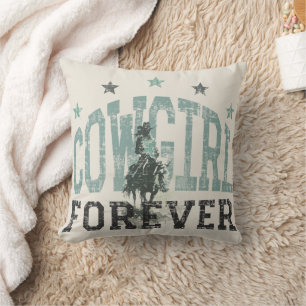 Cojín Decorativo Cowgirl Forever Western Trendy