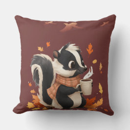 Cojín Decorativo Cozy Almohadón de Otoño de Mofeta - Encantador Bos