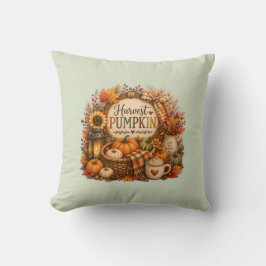 Cojín Decorativo Cozy Harvest Pumpkin / Cosecha Acogedora
