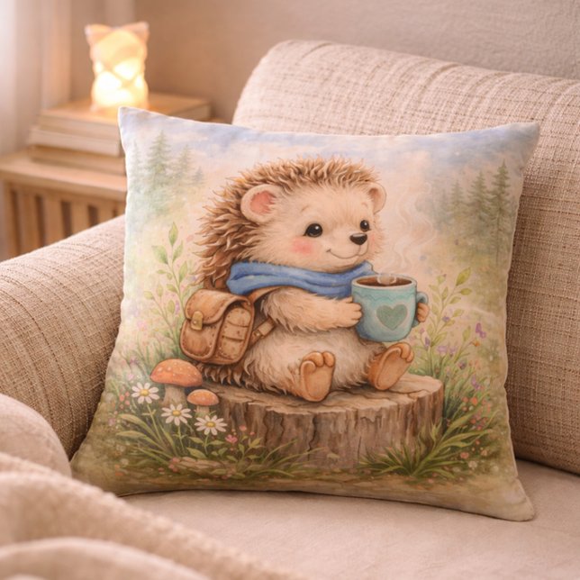 Cojín Decorativo Cozy Hedgehog Kids Room & Nursery (Subido por el creador)