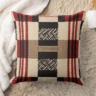 Cojín Decorativo Cozy Knit Patchwork - Viejo Boho Autumn Style 2
