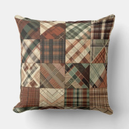 Cojín Decorativo Cozy Plaid Patchwork