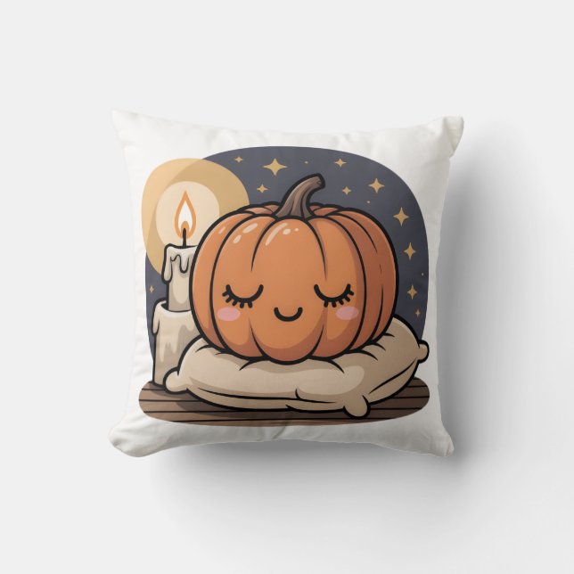 Cojín Decorativo Cozy Pumpkin Dream Pillow (Anverso)
