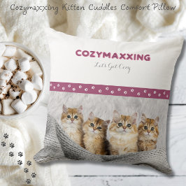 Cojín Decorativo Cozymaxxing Gatito Cuddle Confort Pilar